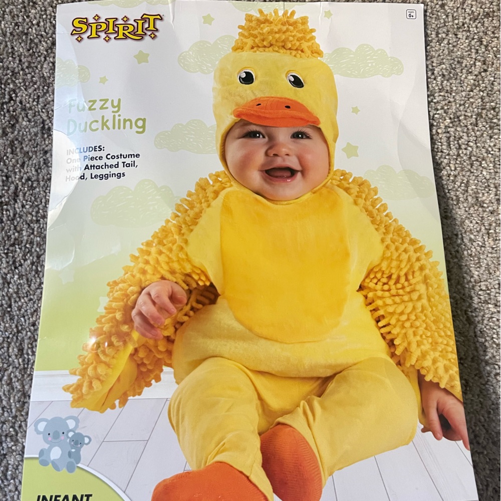 Spirit duck costume 6-12 months infant